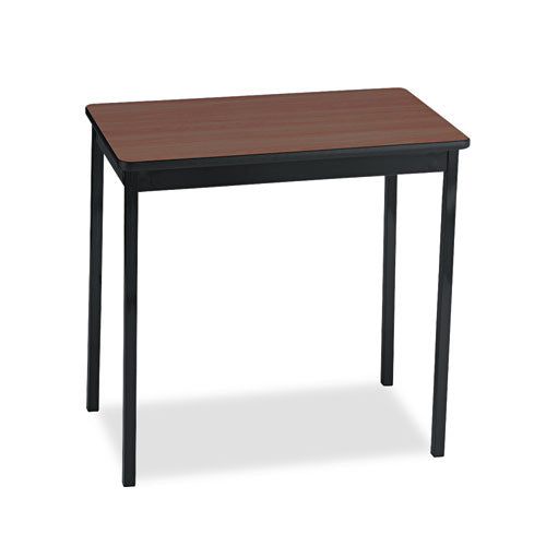 Utility Table, Rectangular, 30w X 18d X 30h, Walnut-black