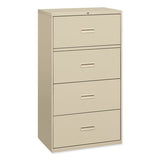 400 Series Two-drawer Lateral File, 36w X 18d X 28h, Putty