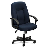 Hvl601 Series Executive High-back Chair, Supports Up To 250 Lbs., Black Seat-black Back, Black Base