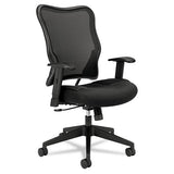 Vl702 Mesh High-back Task Chair, Supports Up To 250 Lbs., Black Seat-black Back, Black Base