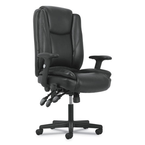 High-back Executive Chair, Supports Up To 225 Lbs., Black Seat-black Back, Black Base