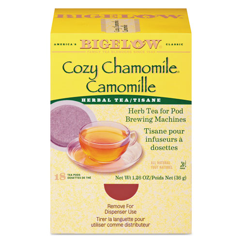 Cozy Chamomile Herbal Tea Pods, 1.90 Oz, 18-box