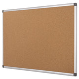 Value Cork Bulletin Board With Aluminum Frame, 24 X 36, Natural