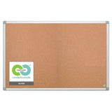 Earth Cork Board, 48 X 72, Aluminum Frame