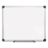 Porcelain Value Dry Erase Board, 24 X 36, White, Aluminum Frame