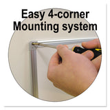 Earth Ceramic Dry Erase Board, 24x36, Aluminum Frame