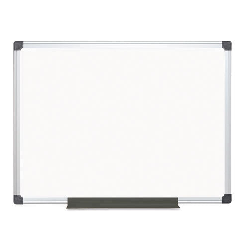 Porcelain Value Dry Erase Board, 36 X 48, White, Aluminum Frame