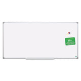 Earth Dry Erase Board, White-silver, 48 X 96