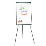 Basic Tripod Melamine Presentation Easel, 22 1-2 X 42, White-black