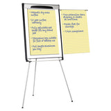 Tripod Extension Bar Magnetic Dry-erase Easel, 39" To 72" High, Black-silver