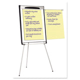 Tripod Extension Bar Magnetic Dry-erase Easel, 39" To 72" High, Black-silver