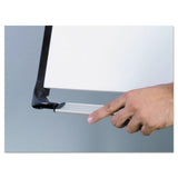 Tripod Extension Bar Magnetic Dry-erase Easel, 39" To 72" High, Black-silver