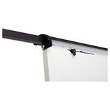 360 Multi-use Mobile Magnetic Dry Erase Easel, 27 X 41, Black Frame