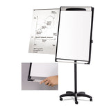 Platinum Mobile Easel, White, 29 X 41, Black Frame