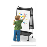 Creation Station Dry Erase Board, 29 1-2 X 74 7-8, Black Frame