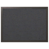 Designer Fabric Bulletin Board, 24 X 18, Black Fabric-black Frame