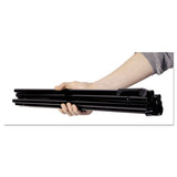 Instant Easel, 61 1-2", Black, Steel, Heavy-duty