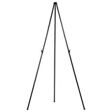 Instant Easel, 61 1-2", Black, Steel, Heavy-duty