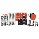 Interchangeable Magnetic Board Accessories, Days Of Week, Black-white, 2" X 1"