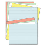 Data Card Replacement Sheet, 8 1-2 X 11 Sheets, Assorted, 10-pk