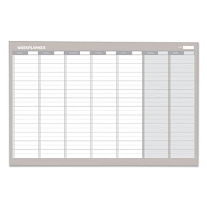 Weekly Planner, 36x24, Aluminum Frame