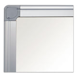 Earth Easy-clean Dry Erase Board, White-silver, 18x24
