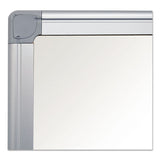 Earth Easy-clean Dry Erase Board, White-silver, 24x36