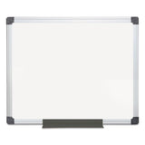 Value Lacquered Steel Magnetic Dry Erase Board, 24 X 36, White, Aluminum Frame