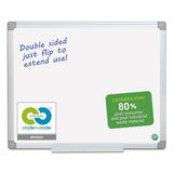 Earth Easy-clean Dry Erase Board, White-silver, 36x48