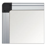 Value Lacquered Steel Magnetic Dry Erase Board, 48 X 96, White, Aluminum Frame