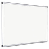 Value Lacquered Steel Magnetic Dry Erase Board, 48 X 72, White, Aluminum Frame