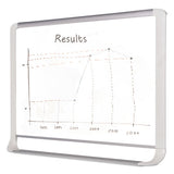 Lacquered Steel Magnetic Dry Erase Board, 24 X 36, Silver-white