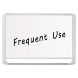 Lacquered Steel Magnetic Dry Erase Board, 36 X 48, Silver-white