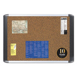 Tech Cork Board, 48x72 Silver-black Frame