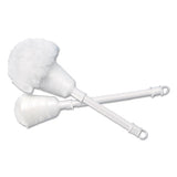 Cone Bowl Mop, 10" Handle, 2" Dia. Head, Plastic, White