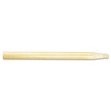 Threaded End Broom Handle, Lacquered Hardwood, 15-16 Dia X 54, Natural