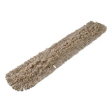 Industrial Dust Mop Head, Hygrade Cotton, 60w X 5d, White