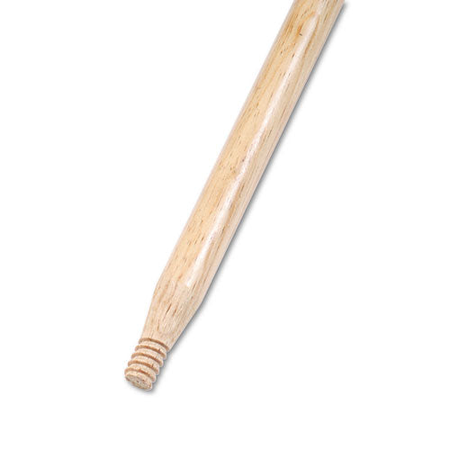 Heavy-duty Threaded End Lacquered Hardwood Broom Handle, 1 1-8