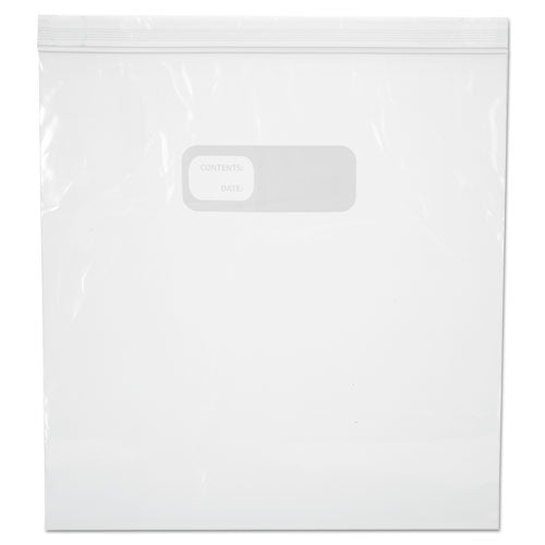 Reclosable Food Storage Bags, 1 Gal, 1.75 Mil, 10.5