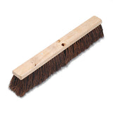 Floor Brush Head, 3 1-4" Natural Palmyra Fiber, 24"