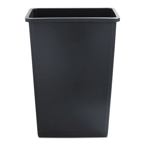 Slim Waste Container, 23 Gal, Gray, Plastic
