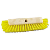 Dual-surface Scrub Brush, Plastic Fill, 10" Long, Yellow