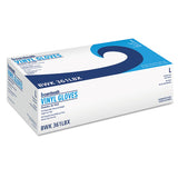 Exam Vinyl Gloves, Clear, Large, 3 3-5 Mil, 1000-carton