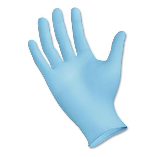 Disposable Examination Nitrile Gloves, Small, Blue, 5 Mil, 100-box