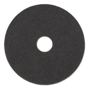 High Performance Stripping Floor Pads, 19" Diameter, Grayish Black, 5-carton