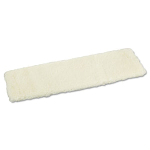 Mop Head, Applicator Refill Pad, Lambswool, 18-inch, White