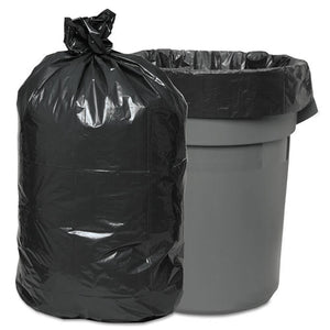 Low-density Waste Can Liners, 60 Gal, 0.95 Mil, 38" X 58", Gray, 100-carton