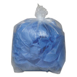 Low Density Repro Can Liners, 45 Gal, 1.1 Mil, 40" X 46", Clear, 100-carton