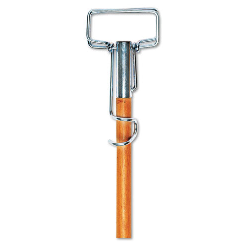 Spring Grip Metal Head Mop Handle For Most Mop Heads, 60