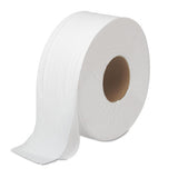 Jrt Bath Tissue, Jumbo, Septic Safe, 2-ply, White, 3.5" X 2000 Ft, 6 Rolls-carton